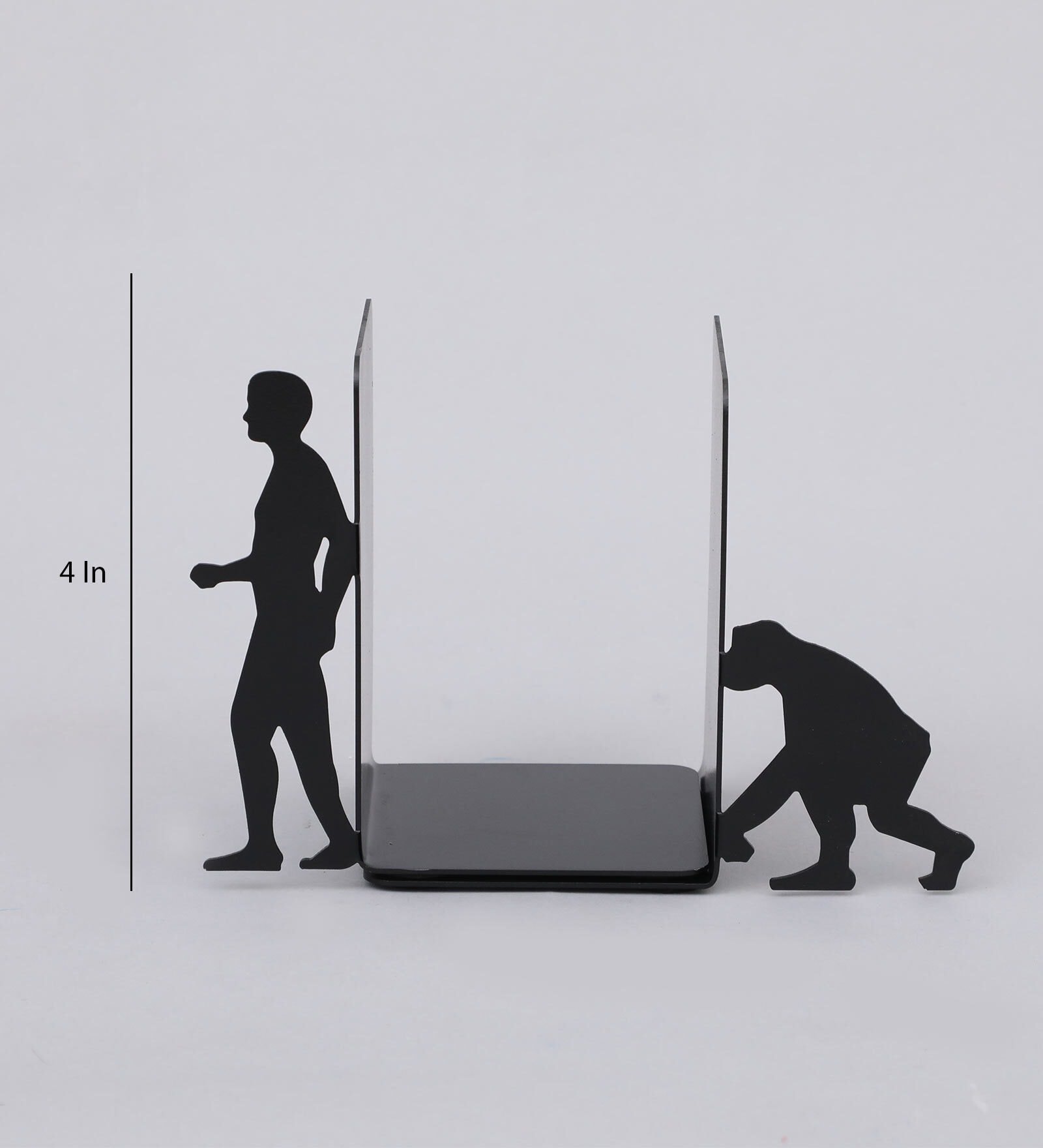 Evolution Black Iron Bookend